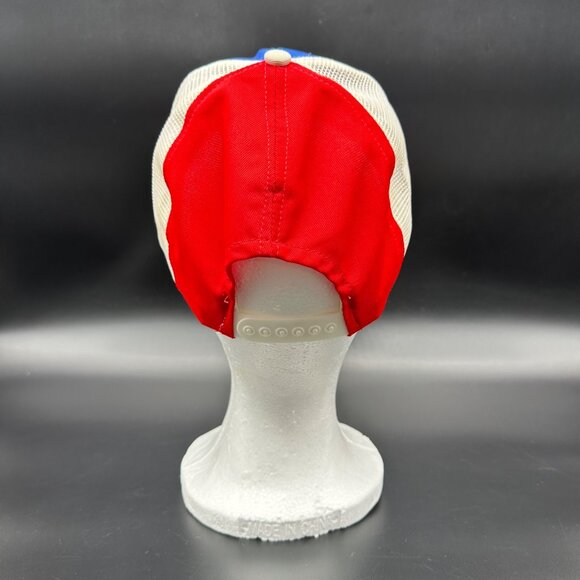 Vintage 1970s Mickey Mouse Cap Hat Snapback Patch Walt Disney Productions Red - Picture 4 of 11